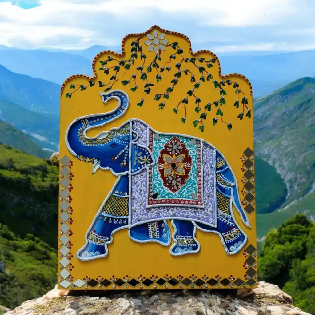 Handmade Lippanart Elephant
